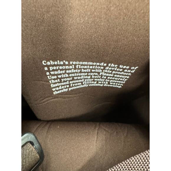 Cabela's Neoprene Boot-Foot Chest Waders Mens 10R Mossy Oak Blades Camouflage - Picture 10 of 12